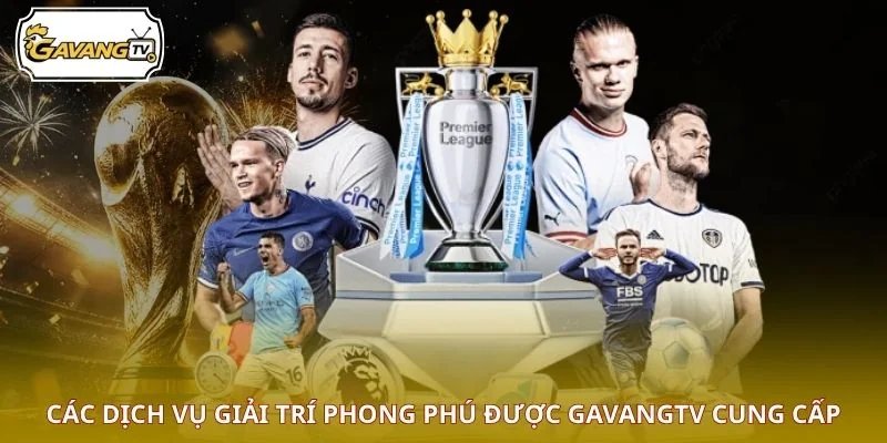 Các dịch vụ giải trí phong phú được GAVANGTV cung cấp