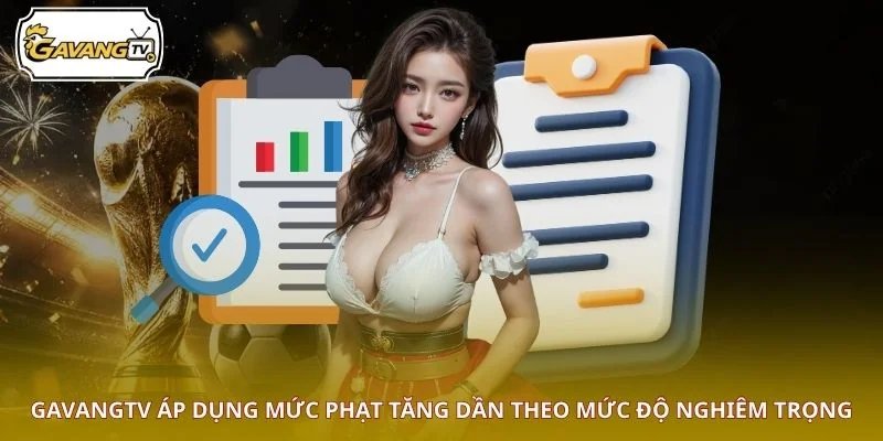 GAVANGTV áp dụng mức phạt tăng dần theo mức độ nghiêm trọng