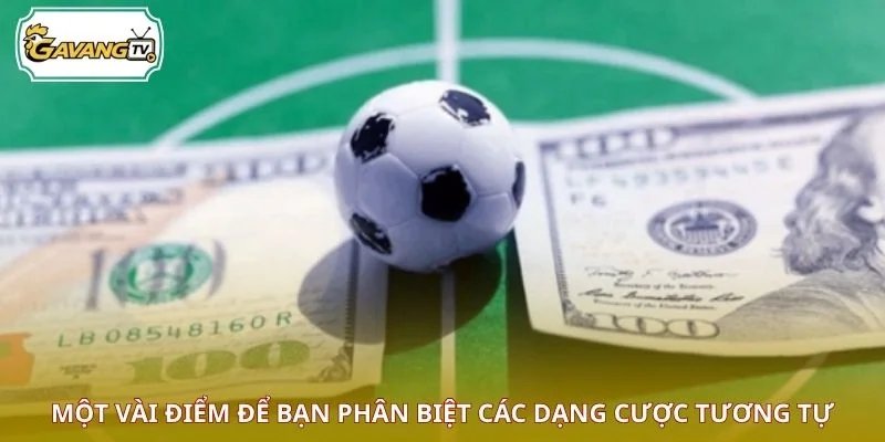 Một vài điểm để bạn phân biệt các dạng cược tương tự