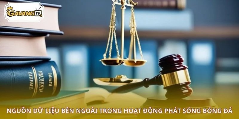 Nguồn dữ liệu bên ngoài trong hoạt động phát sóng bóng đá